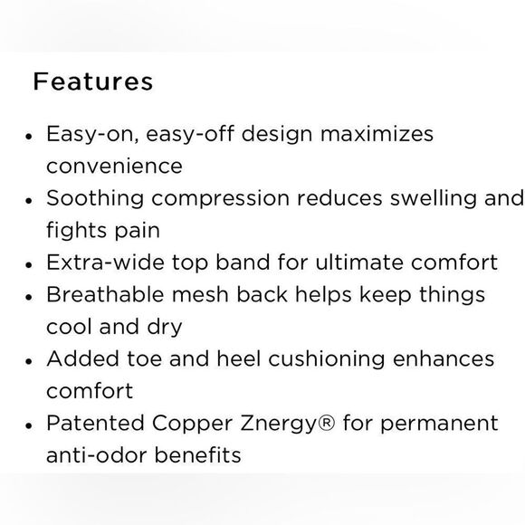 NWOP Tommie Copper Men’s Easy On Compression Socks Over The Calf - 2 Pair Large - Picture 10 of 12